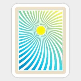 Aesthetic Sunset ∆∆∆∆ Graphic Design/Illustration Sticker